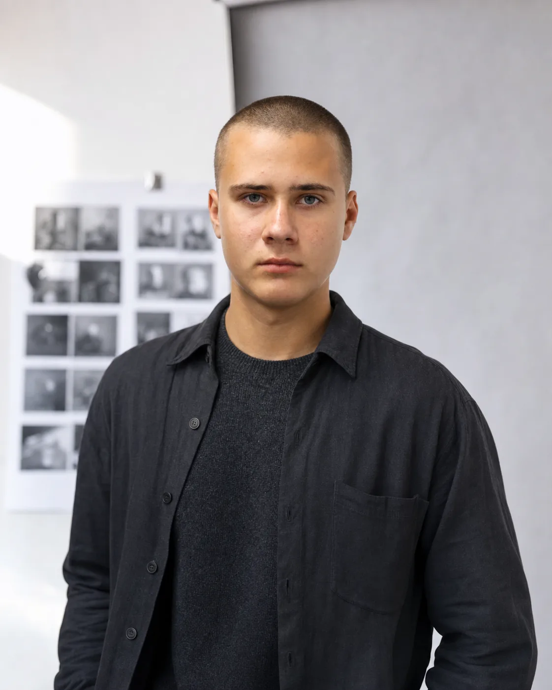 Portrait used to demonstrate colour decision stages